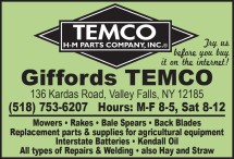 Giffords TEMCO H-M PARTS COMPANY