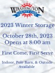 Washington County Fair 2023 Winter Storage